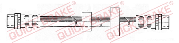 QUICK BRAKE Gumifékcső 22.406_QB