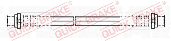 QUICK BRAKE Gumifékcső 22.410_QB