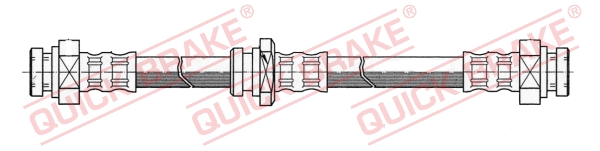 QUICK BRAKE Gumifékcső 22.912_QB