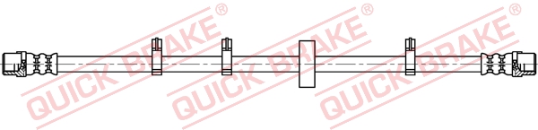 QUICK BRAKE Gumifékcső 22.929_QB