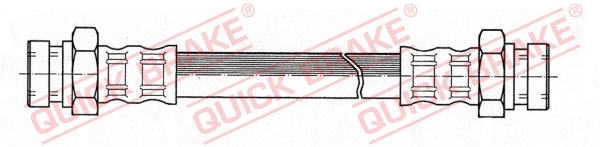 QUICK BRAKE Gumifékcső 27.024_QB