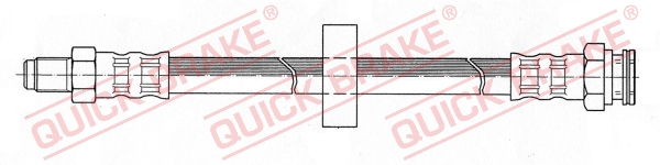 QUICK BRAKE 32.109_QB Gumifékcső