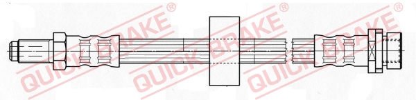 QUICK BRAKE Gumifékcső 32.112_QB