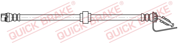 QUICK BRAKE Gumifékcső 32.124_QB