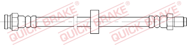 QUICK BRAKE Gumifékcső 32.125_QB