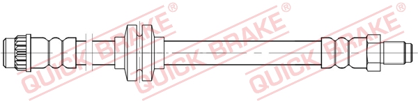 QUICK BRAKE Gumifékcső 32.134_QB