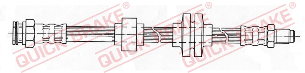 QUICK BRAKE Gumifékcső 32.207_QB