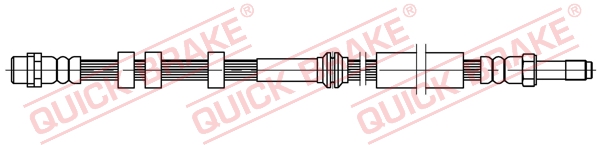 QUICK BRAKE Gumifékcső 32.209_QB