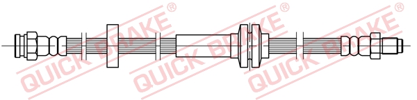 QUICK BRAKE Gumifékcső 32.210_QB