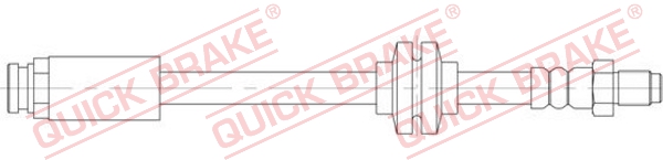 QUICK BRAKE Gumifékcső 32.215_QB