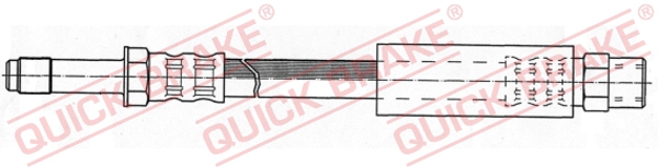 QUICK BRAKE Gumifékcső 32.327_QB