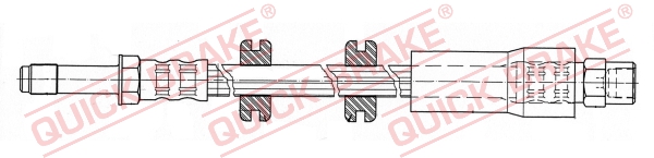 QUICK BRAKE Gumifékcső 32.406_QB