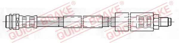 QUICK BRAKE Gumifékcső 32.407_QB