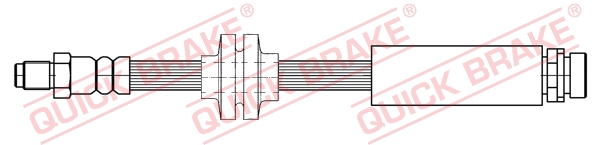 QUICK BRAKE Gumifékcső 32.416_QB