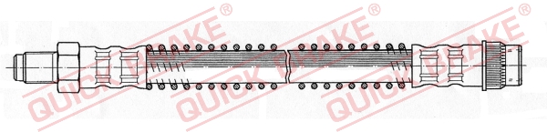 QUICK BRAKE Gumifékcső 32.505_QB