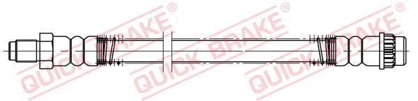 QUICK BRAKE Gumifékcső 32.513_QB