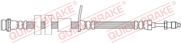 QUICK BRAKE Gumifékcső 32.702_QB