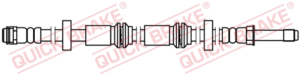 QUICK BRAKE Gumifékcső 32.706_QB