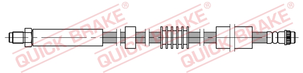 QUICK BRAKE Gumifékcső 32.801_QB