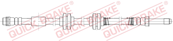 QUICK BRAKE Gumifékcső 32.825_QB