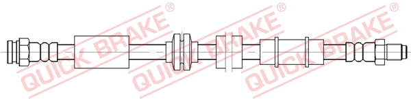 QUICK BRAKE Gumifékcső 32.828_QB