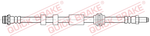 QUICK BRAKE Gumifékcső 32.845_QB