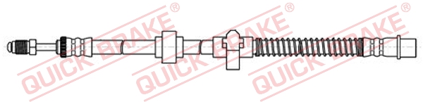 QUICK BRAKE Gumifékcső 32.848_QB