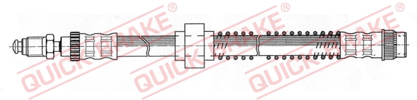 QUICK BRAKE Gumifékcső 32.914_QB