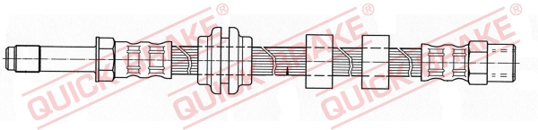 QUICK BRAKE Gumifékcső 32.937_QB