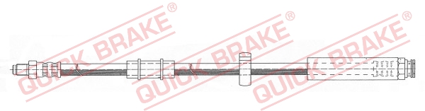 QUICK BRAKE Gumifékcső 32.961_QB