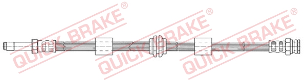 QUICK BRAKE Gumifékcső 32.976_QB