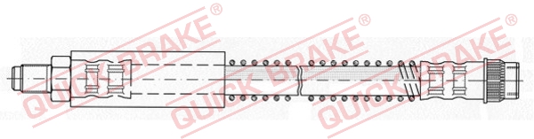 QUICK BRAKE Gumifékcső 32.977_QB