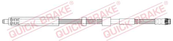 QUICK BRAKE Gumifékcső 35.908_QB