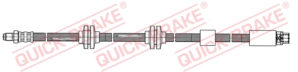 QUICK BRAKE Gumifékcső 35.917_QB