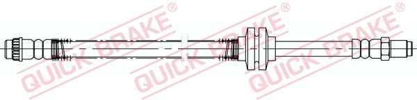 QUICK BRAKE Gumifékcső 36.901_QB