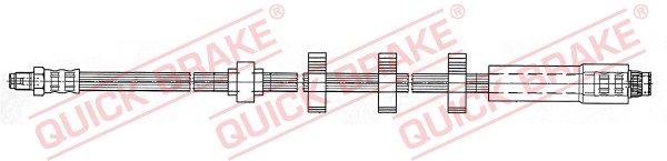 QUICK BRAKE Gumifékcső 37.917_QB