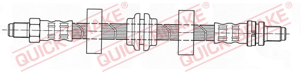 QUICK BRAKE Gumifékcső 42.913_QB