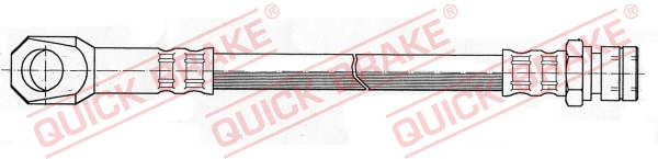 QUICK BRAKE Gumifékcső 50.018_QB