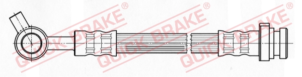 QUICK BRAKE Gumifékcső 50.054_QB