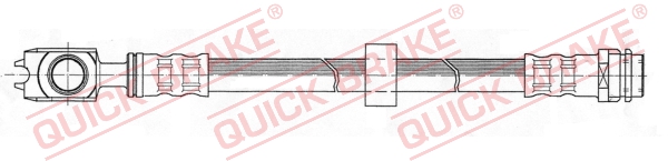 QUICK BRAKE Gumifékcső 50.104_QB