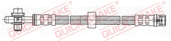 QUICK BRAKE Gumifékcső 50.104X_QB