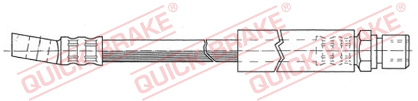 QUICK BRAKE Gumifékcső 50.305_QB