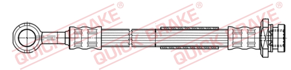 QUICK BRAKE Gumifékcső 50.310_QB