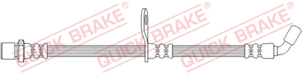 QUICK BRAKE Gumifékcső 50.723_QB