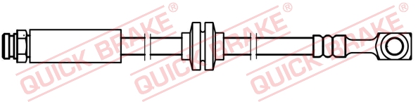 QUICK BRAKE Gumifékcső 50.756X_QB