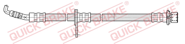 QUICK BRAKE Gumifékcső 50.809_QB