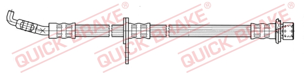 QUICK BRAKE Gumifékcső 50.810_QB