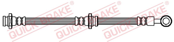 QUICK BRAKE Gumifékcső 50.881_QB