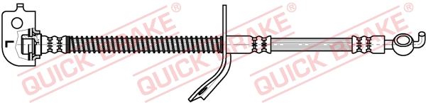 QUICK BRAKE Gumifékcső 50.886_QB