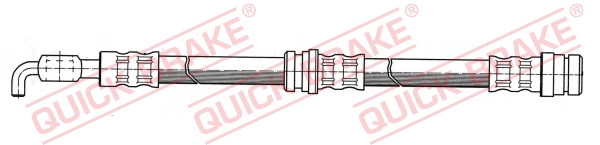 QUICK BRAKE Gumifékcső 50.904_QB